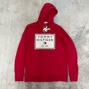 Tommy Hilfiger Bold Red Hoodie for Men
